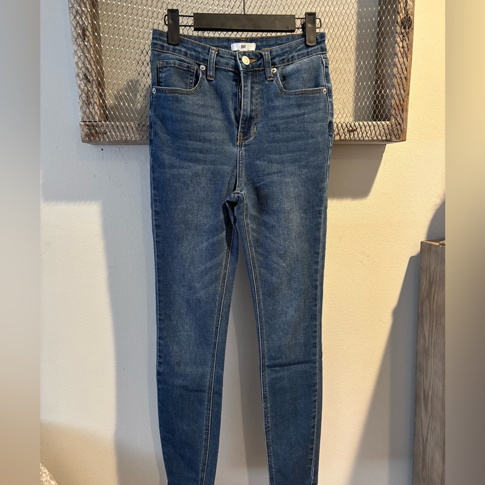 BP High Rise Dark Blue Women's Jeans